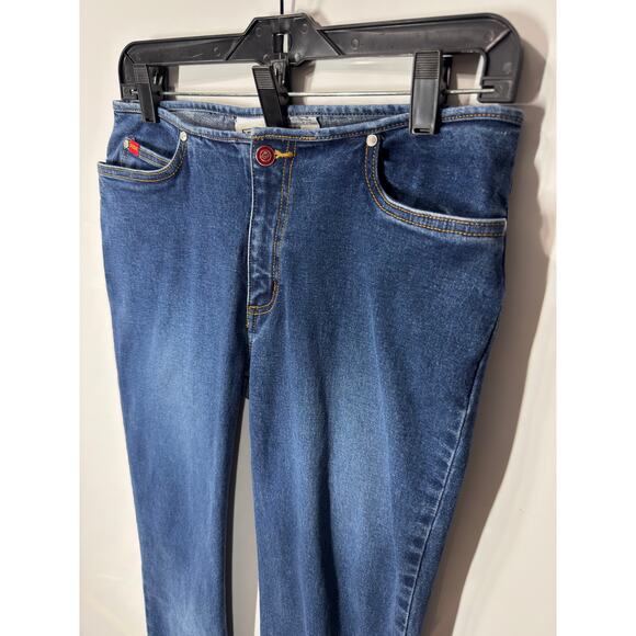 VTG Fox Racing Jeans Casual Y2K Super Low Rise Preppy Motocross Womens Size 5 - Picture 7 of 13